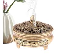 Brûleur d'encens vintage en laiton | Mini encens décoratif | Brûleur d'encens phénix dragon en laiton | Ornement décoratif pour balcon, chambre, salon, salon de thé