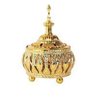 Brûleur d'encens vintage portable en métal arabe pour la maison, le lieu de travail, etc.