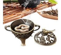 Brûleur d'encens zen d'aromathérapie - Porte-encens apaisant pour rituels - Lieu de travail - Maison - Chambre à coucher - Yoga - Spa - Entrée - Table de méditation