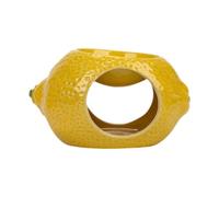 Brûleur d'huiles essentielles, bougeoir, diffuseur d'arômes en céramique pour décoration d'intérieur, cadeau de mariage - citron