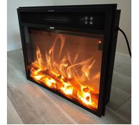 Brûleur Electrique Led Noir 1500w Mpc Caminetto Vulcano