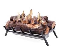 Brûleur en acier de 2500W avec bûches décoratives PURLINE G