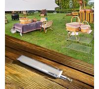 Brûleur latéral infrarouge en céramique pour barbecue à gaz, pièce de rechange efficace pour la cuisson en plein air et la déshydratation des aliments, 41 x 8 cm (53 x 9,5 cm)