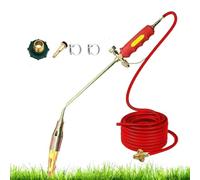 Brûleur mauvaises herbes chalumeau Propane,buse 30/35/50mm,tuyau 1.2/2/5m | Pistolet torche Propane,désherbeur thermique,briquet barbecue,lance-flammes(1.4in Nozzle,4Ft Tube)