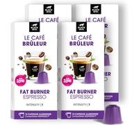 Bruleur-Minceur-Capsules Café Compatibles Nespresso®-40 Capsules-Moulu Et Torréfié En France-Café Aux Antioxydants Naturels Issus Du Thé Vert