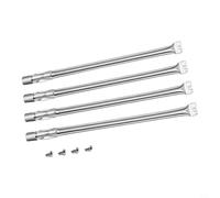 Brûleur pour gaz 49.5cm Résistant Chaleur pour Weber S310 S320 | Lot de 4 tubes, dimensions 49.5cm, remplacement complet, restauration chauffe, économie coût