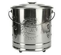 Brûleur pour Papier, Fosse à feu, Cage portative en Acier avec Couvercle, Crochet et Sac sûr pour l'extérieur, Jardin, Balcon, Plage, Camping