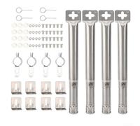 Brûleur robuste en acier inoxydable - Taille réglable | Acier inoxydable de qualité supérieure, résistant aux intempéries, longue durée de vie, flamme stable, facile à nettoyer