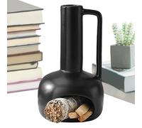 Brûleur Santo - Brûleur Santo - Fait à la main - En céramique - Support de sagesse - Décoratif et moderne - Pour méditation d'intérieur - Pour bâtons et favorise un environnement calme