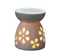 Brûleurs à Huile Essentielle, Bruleur Bougie En Céramique Aroma Lampe Avec Cuillère à Bougie Poêle D'aromathérapie Petit Porte Bougie Céramique Diffuseur Pour Décoration Maison, Méditation, Cadeau