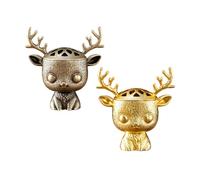 Brûleurs d ' encens de noël Porte-encens pour bâtons encensoir en métal Attrape-Cendres Renne/Statue de père noël Ornement décors de Maison brûleurs de, Elk