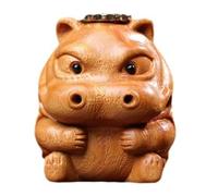 Brûleurs d ' encens en Bois sculpté, Statue d ' Hippopotame de Vache, encens à Reflux, Porte-cône, décorations pour méditations, Relaxation, diffuseurs en Bois de Bureau