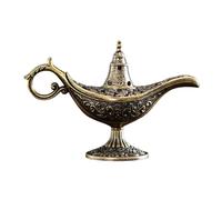 Brûleurs d ' encens en métal en Forme de Lampe Aladdins pièce décorative Conception Stable pour Un Usage Domestique pour Les méditations Relaxation Aladdins Lamp Incenses Burners