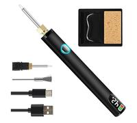 Brûleurs de fil rechargeables pour la fabrication de bijoux et les travaux manuels, température réglable de 330 à 450 ℃ avec 2 embouts de rechange pour matériel d'artisanat