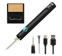 Brûleurs de fil rechargeables pour la fabrication de bijoux et les travaux manuels, température réglable de 330 à 450 ℃ avec 2 embouts de rechange