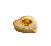 Brûleurs d'encens en céramique en forme de cœur faits à la main - Petit porte-encens pour la méditation - Décoration d'intérieur - Porte-encens arabe pour décoration de méditation