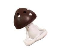 Brûleurs d'encens multifonctionnels relaxants en résine en forme de champignon pour méditations, décoration élégante pour la maison, le yoga, les brûleurs d'encens