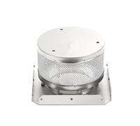 Brûleurs pyramidaux renforcés de 17,8 cm de diamètre et 13,2 cm de hauteur, installation facile, couvercle réfléchissant, accessoires de chauffage en forme de pyramide, accessoires de chauffage en