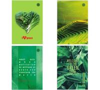 Brulion A5/96K check Think Green (5 pcs)