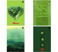 Brulion B5/96K damier Think Green (5 pcs)