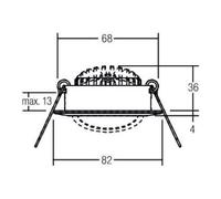 brumberg brumberg Spot encastrable LED 230V 3000K 39363183 Quantité:1