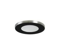 Brumberg X-FLAT LED-Einbau- / Anbaudownlight, 2,6W, 185lm, 3000K, schwarz (12164083)