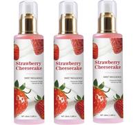 Brume corporelle à la fraise pour femme, avec un nuage de parfum délicat, soin hydratant intense, parfum longue durée, pour les cheveux et la peau