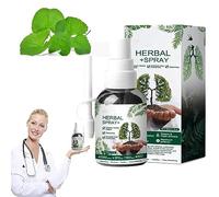 Brume de nettoyage pulmonaire à base de plantes - Soutien pulmonaire puissant, spray de nettoyage pulmonaire à base de plantes, 4 semaines - Nettoyage et réparation, brume à base de plantes