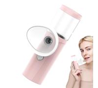 Brume de pulvérisation pour les yeux secs - Humidificateur personnel - Nébuliseur de soin des paupières - Hydratant pour le visage pour la maison et les voyages - Modes de compression chaude