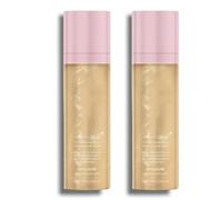 Brume Fixatrice Transparente Écran Solaire SPF 50, Huile Pailletée à Large Spectre pour le Corps, Non Gras et à Pénétration Rapide pour le Visage et le Corps