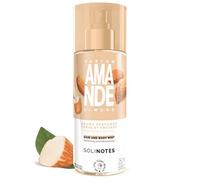 Brume Parfumee Amande SOLINOTES | Parfum Rafraichissant et Hydratant - Sans Alcool | Brume Parfumee Corps et Cheveux | 250 ml