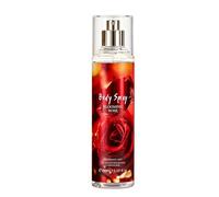 Brume Parfumée Corps & Cheveux Rose & Fleurs Blanches Brume Corporelle Parfumée Pour Femme, Longue Durée Vaporisateur Body Spray Hydratante Légère, Sans Alcool, Vegan & Cruelty Free, 150 ml (Rose)
