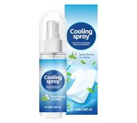 Brume rafraîchissante pour le corps - 50 ml - Spray frais sans danger pour tissu non gras, rafraîchissant, brume pour vêtements de peau, soulagement de la chaleur, spray d'été | Gym fitness, course à
