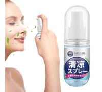 Brume Rafraîchissante Pour Le Corps - 60 ml Brume Naturelle Anti-Coup de Chaleur,Portable Anti-Chaleur pour Voyages Sportifs et Températures Extrêmes