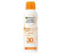 Brume Sèche SPF30 - Garnier Ambre Solaire - 200ml - Protection UV - Non gras - Aérosol recyclable