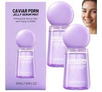 Brume Sérum Gelée Caviar PDRN, Spray Visage Anti-Âge, Brume Hydratante et Revitalisante, Hydratation Longue Durée, pour un Teint Éclatant, 50 ml