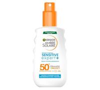 Brume solaire Adulte Corps Spf 50+ Hypoallergénique Sensitive Expert+ AMBRE SOLAIRE - le spray de 150mL Lot De 2 - Par Lot