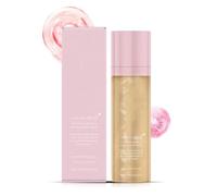 Brume solaire fixatrice transparente SPF 50,huile corporelle scintillante à large spectre,ixatrice de maquillage hydratante et protectrice,et à absorption rapide pour le visage et le corps (1)