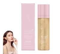 Brume solaire fixatrice transparente SPF 50, huile corporelle scintillante, résistante à l'eau, brume hydratante éclatante, pour un teint éclatant et un maquillage parfait, visage et corps