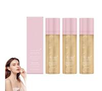 Brume solaire fixatrice transparente SPF 50, huile corporelle scintillante, résistante à l'eau, brume hydratante éclatante, pour un teint éclatant et un maquillage parfait, visage et corps
