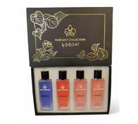 Brumes cheuveux, Coffret Hair Mist, Collection de 4 Brumes Capillaires Parfumées, Amour, Belle, Jameela, Angel, 4 x 50 ml, Hydratant et Brillance