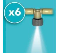 Brumisateur autonome JARDILINE - 6 buses tuyau 6 m - Prémonté