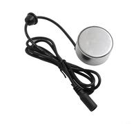 Brumisateur avec 12 lumières LED, capacité de 350 ml/h, humidificateur pour fontaine pour intérieur et extérieur, avec bassin, rocaille, paysage