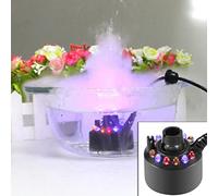 Brumisateur avec Adaptateur Secteur Préserver l'humidité Enlever la Poussière Humidificateur d'air Fontaine Brumisateur pour Aquarium Fontaines Extérieures (Prise UE 220V)