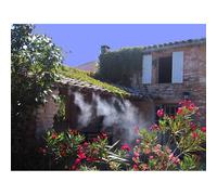 O'FRESH Brumisateur Terrasse 6m Pergola Parasol Serre - Brumisation Extérieur avec 6 Buses en Laiton - 6 mètres - Climatisation extérieure - Repousse Les moustiques et nuisibles Volants