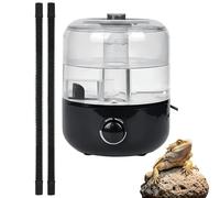 Brumisateur Humidificateur Lézard 3L avec Double Buse de Tuyau, Réservoir de Grenouille Visible Miste-r pour Terrariums de Reptiles et D'amphibiens(Double Tube)