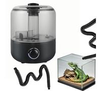 Brumisateur Humidificateur pour Reptiles 3L avec Double Buse, Réservoir Visible pour Terrariums de Reptiles et D'amphibiens(Single Tube)
