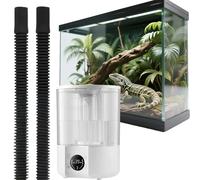 Brumisateur pour Aquarium de Reptiles, Humidificateur Anti-Fuite avec Tuyau, Humidificateur pour Terrarium 4L à Remplissage par Le Haut(Double Tube)