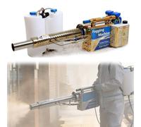 Brumisateur thermique portable de 15 L, pulvérisateur électrique avec double dissipation de la chaleur 3D et double tube de refroidissement pour la ferme et le jardin antiparasitaire