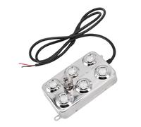 Brumisateur Ultrasonique à 6 Têtes, Conception D'humidification Stable pour étang, Jardin, Pelouse, 5L/H, 250W, étanche IP67